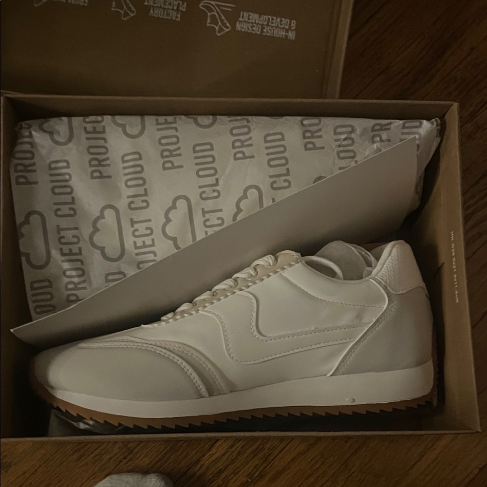 Project Cloud Madison White Low-top Sneakers